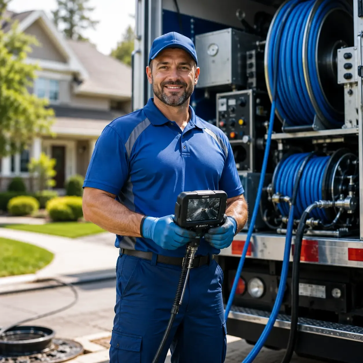 Local outdoor drain cleaning specialists in Coram, MT